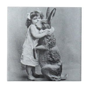 Antike Ostern-Postkarten-viktorianisches Fliese