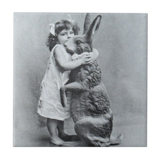 Antike Ostern-Postkarten-viktorianisches Fliese (Vorderseite)