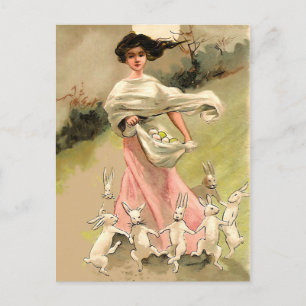 Antike Osterzeremonie Postkarte