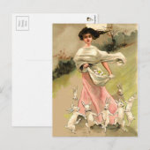 Antike Osterzeremonie Postkarte (Vorne/Hinten)