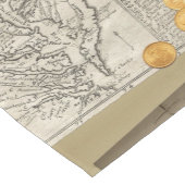 Antike Ostküsten-Karte Kurzer Tischläufer (Ecke)