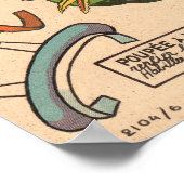 Antike Papierpuppe Poster (Ecke)
