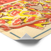 Antike Papierschablone Poster (Ecke)