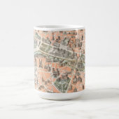 Antike Paris Karte Kaffeetasse (Mittel)
