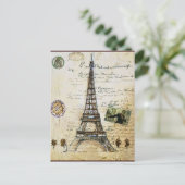 Antike PARIS POSTKARTE (Stehend Vorderseite)