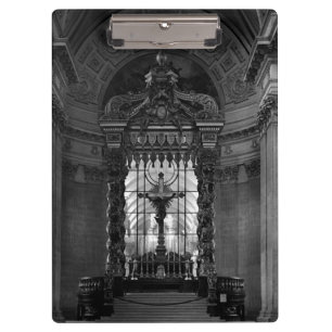 Antike Pariser königliche Kapelle Altar St James P Klemmbrett