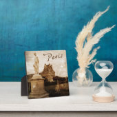 Antike Pariser stehende Plaque Fotoplatte (InSitu)