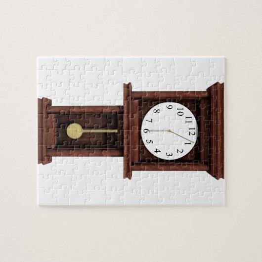 Antike Pendel-Uhr Puzzle (Horizontal)