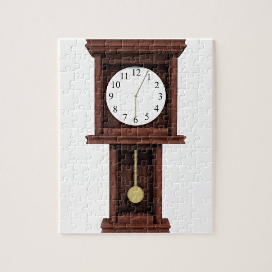 Antike Pendel-Uhr Puzzle (Vertikal)