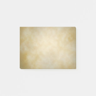 Antike Pergament-Vignettentextur Hintergrund Post-it Klebezettel