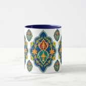 Antike Persian Pattern Look Seven-Tone Coffee Mug Tasse (Zentrum)