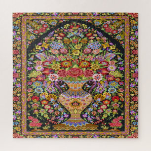 Antike persische türkische Blumenmuster aus der Mi Puzzle