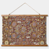 Antike peruanische Print Wandteppich Mit Holzrahmen (Vorne)