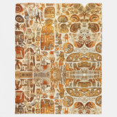 Antike Petroglyph Kunst Fleecedecke (Vorderseite)