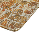 Antike Petroglyph Kunst Schneidebrett (Ecke)