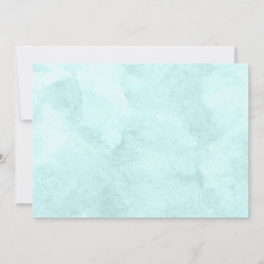 Antike Pfau-Feder-Hochzeits-Einladungen Einladung (Rückseite)