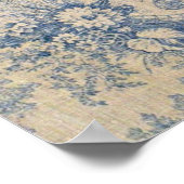 Antike Pfauentoile Poster (Ecke)