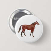 Antike Pferde - Thoroughbred Button (Vorne & Hinten)