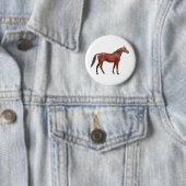 Antike Pferde - Thoroughbred Button (Beispiel)