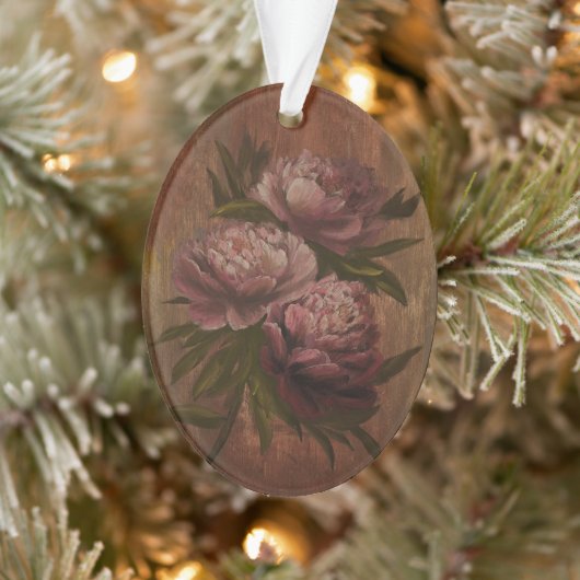 Antike Pfingstrosen Ornament (Baum)