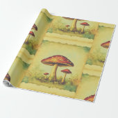 Antike Pilze Geschenkpapier (Ungerollt)