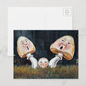 Antike Pilze Postkarte (Vorne/Hinten)