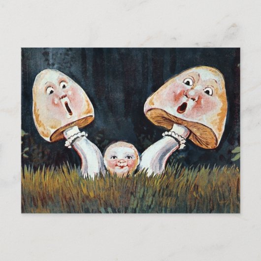 Antike Pilze Postkarte (Vorderseite)