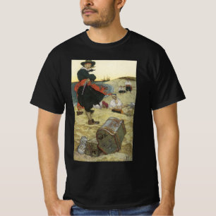 Antike Piraten, William Kidd vergräbt Schätze T-Shirt
