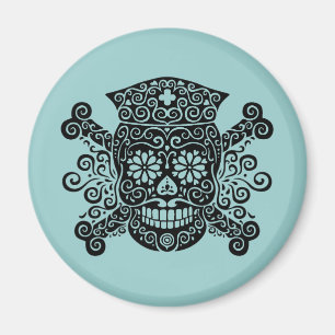 Antike Piratenkrankenschwester Magnet