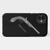 Antike Pistole persönlicher iPhone 5 Fall Case-Mate iPhone Hülle (Rückseite (Horizontal))