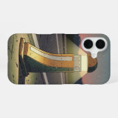 Antike Pollerleuchte iPhone 16 Hülle (Rückseite (Horizontal))