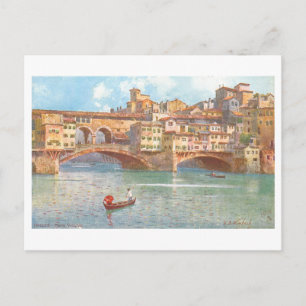 Antike Ponte Vecchio, Florenz, Italien Postkarte