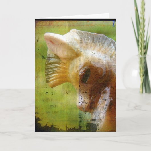 Antike Pony Karte (Vorderseite)