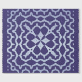 Antike portugiesische Azulejo-Keramik. Grafikdesig Geschenkpapier (Flach)