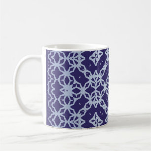 Antike portugiesische Azulejo-Keramik. Grafikdesig Kaffeetasse