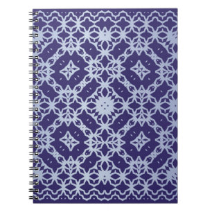 Antike portugiesische Azulejo-Keramik. Grafikdesig Notizblock