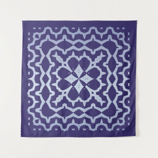 Antike portugiesische Azulejo-Keramik. Grafikdesig Wandteppich (Vorderseite)