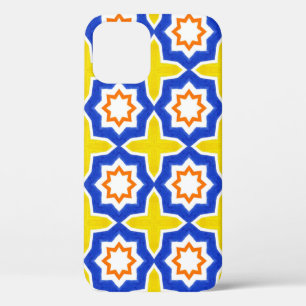 Antike portugiesische Fliesen. Blaue und gelbe Azu Case-Mate iPhone Hülle