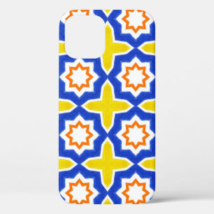 Antike portugiesische Fliesen. Blauer und gelber A Case-Mate iPhone Hülle