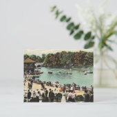 Antike Postkarte des Delaware Park (Stehend Vorderseite)