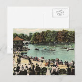 Antike Postkarte des Delaware Park (Vorne/Hinten)