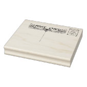 Antike Postkarte Jugendstil Zeit Vintag Gummistempel (Stempel)