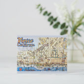 Antike Postkarte von Venice CA (Stehend Vorderseite)
