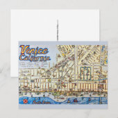 Antike Postkarte von Venice CA (Vorne/Hinten)