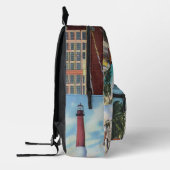 Antike Postkarten Bedruckter Rucksack (Links)