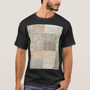 Antike Postkarten Der Vintage französische Hinterg T-Shirt