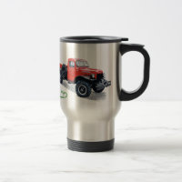 Antike Power-Lastwagen-LKW-Reise-Tasse