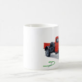 Antike Power-Lastwagen-LKW-Tasse Kaffeetasse (Mittel)