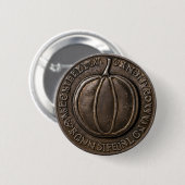 Antike Pumpkin-Münze Button (Vorne & Hinten)