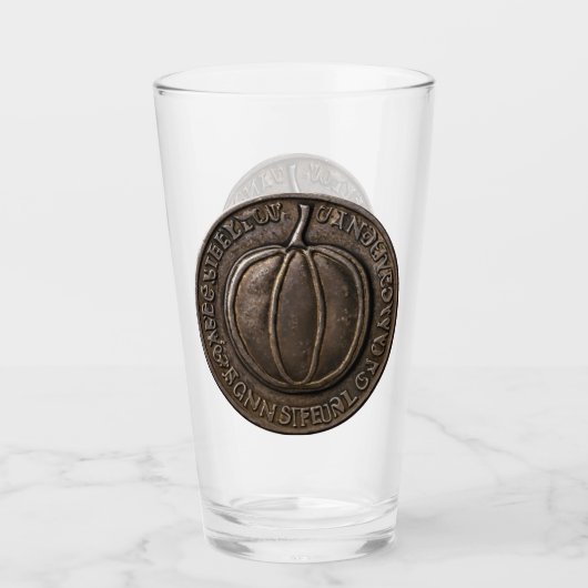 Antike Pumpkin-Münze Glas (Vorderseite)